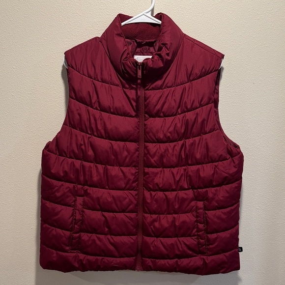 GAP Jackets & Blazers - GAP Burgundy ColdControl Vest